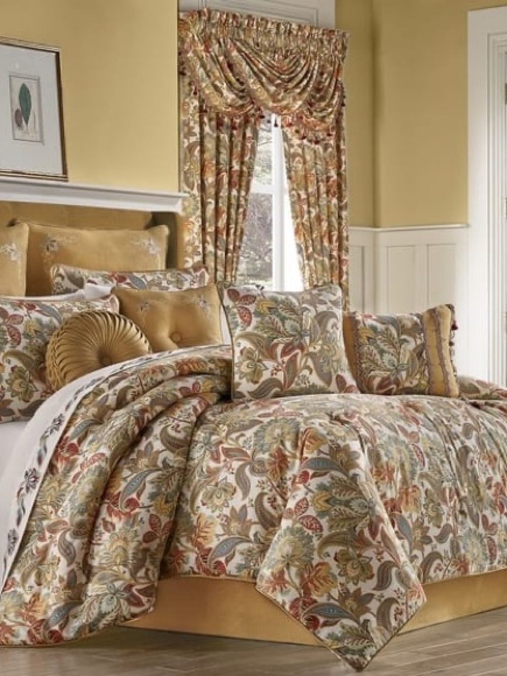 Gracewood Hollow Kleeman 4-piece Jacobean Comforter Set - Queen. NWT